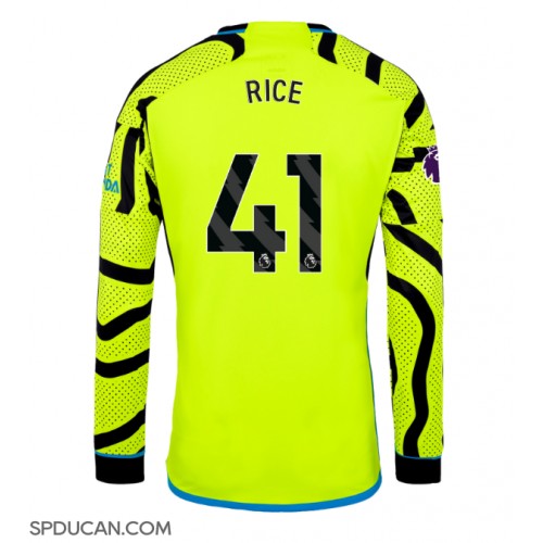 Muški Nogometni Dres Arsenal Declan Rice #41 Gostujuci 2023-24 Dugi Rukav
